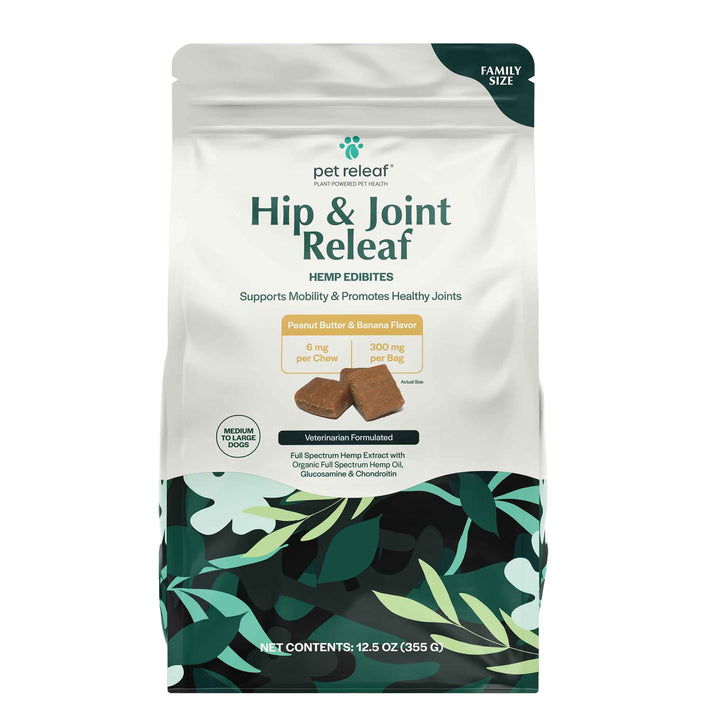 Pet Releaf CBD Softchews, Peanut Butter Banana Flavor