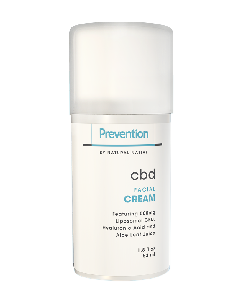 Prevention By Natural Native Full Spectrum CBD Facial Cream - 500mg