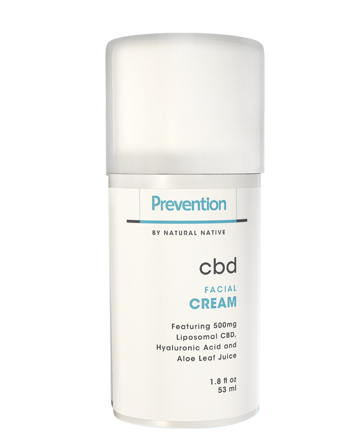 Prevention By Natural Native Full Spectrum CBD Facial Cream - 500mg