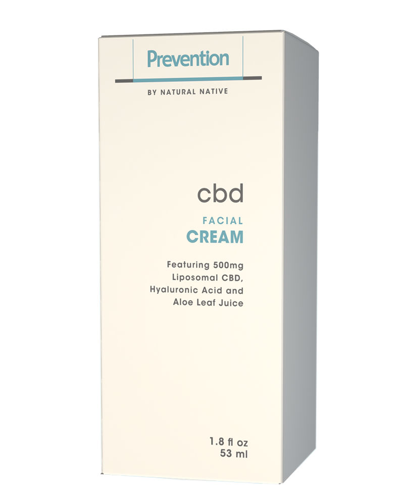 Prevention By Natural Native Full Spectrum CBD Facial Cream - 500mg