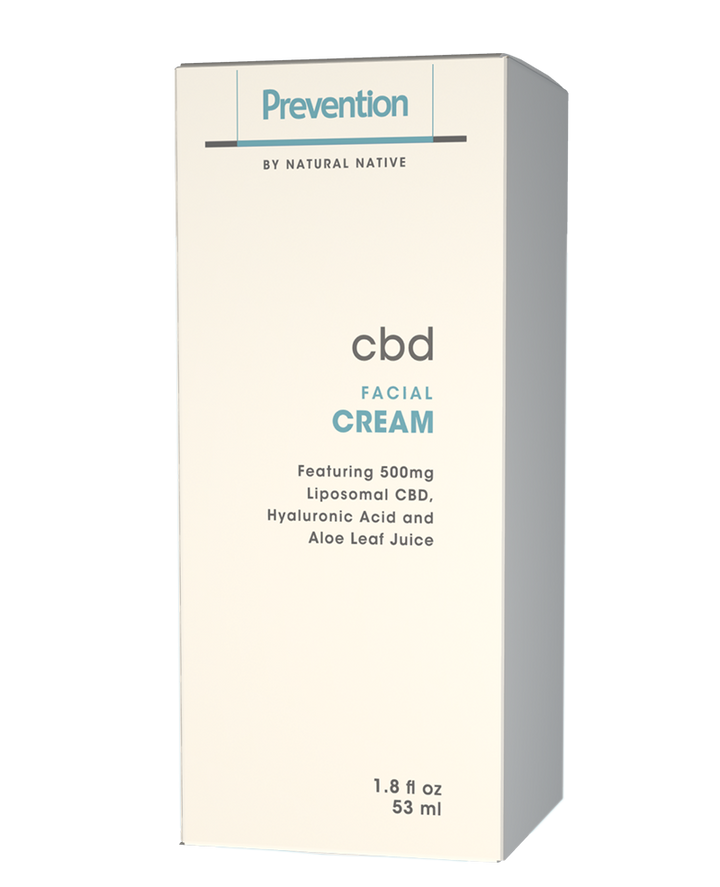 Prevention By Natural Native Full Spectrum CBD Facial Cream - 500mg