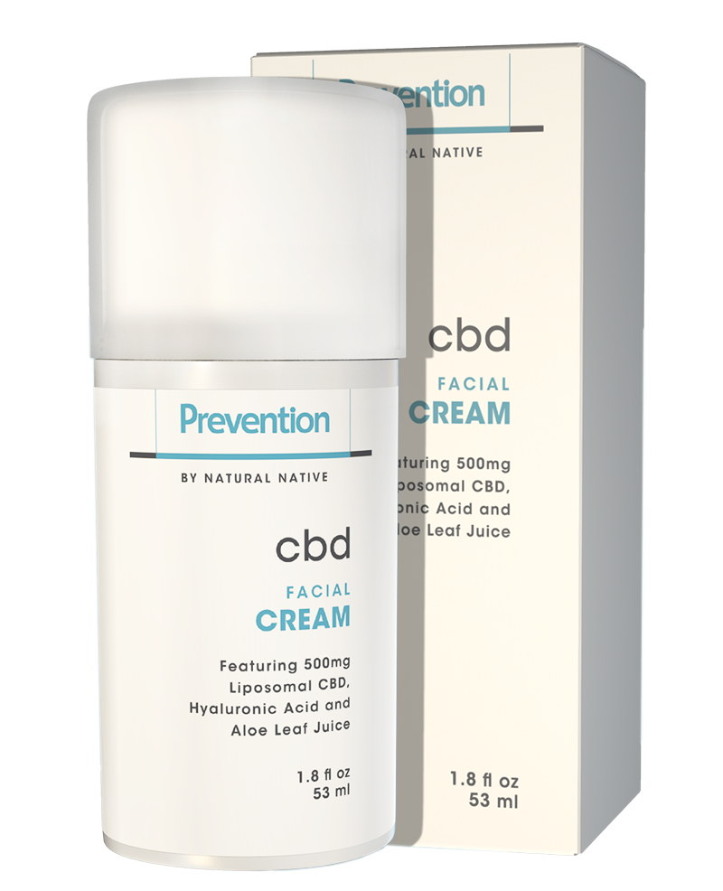 Prevention By Natural Native Full Spectrum CBD Facial Cream - 500mg