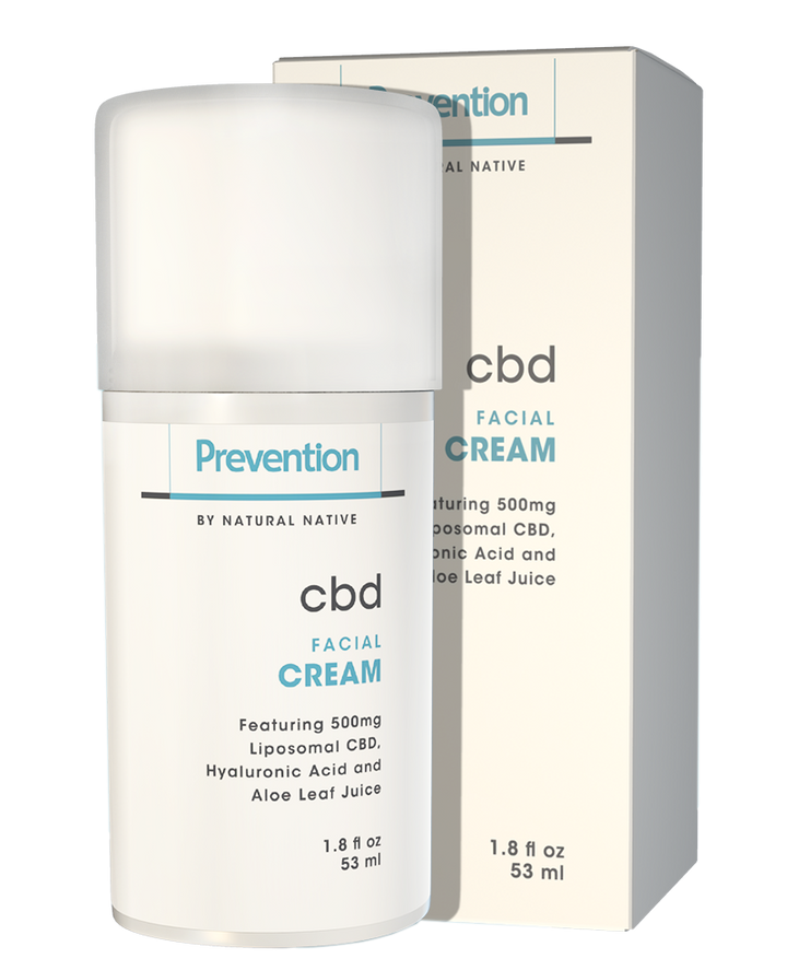 Prevention By Natural Native Full Spectrum CBD Facial Cream - 500mg