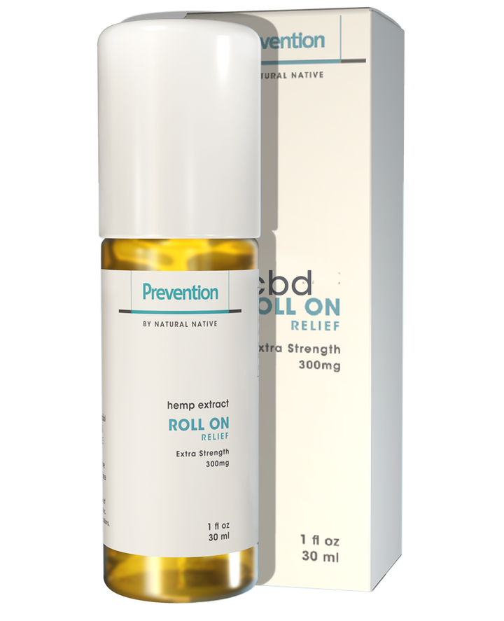 Prevention By Natural Native Full Spectrum CBD Roll On - 300mg, 1oz