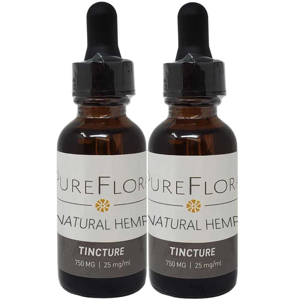 Pure Flora Full Spectrum CBD Tincture - 750mg, 1oz (a Tincture) made by Pure Flora Wellness sold at CBD Emporium