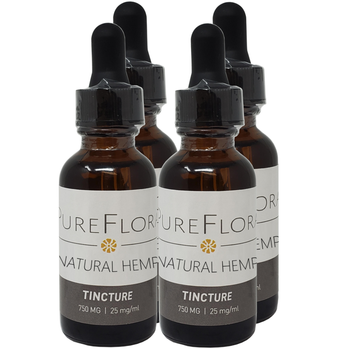 Pure Flora Full Spectrum CBD Tincture - 750mg, 1oz (a Tincture) made by Pure Flora Wellness sold at CBD Emporium