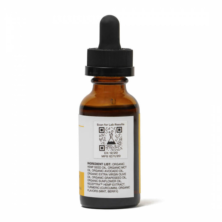 Receptra Naturals Full Spectrum Tincture - Fresh Berry (Relief), 33mg/dose (a Tincture) made by Receptra Naturals sold at CBD Emporium