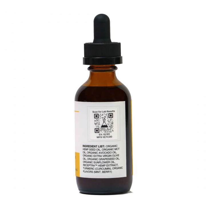 Receptra Naturals Full Spectrum Tincture - Fresh Berry (Relief), 33mg/dose (a Tincture) made by Receptra Naturals sold at CBD Emporium