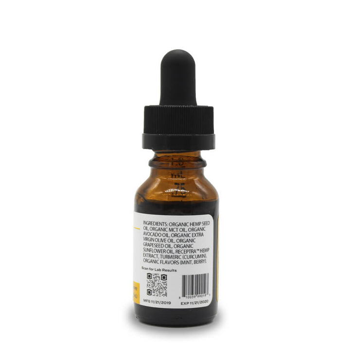 Receptra Naturals Full Spectrum Tincture - Fresh Berry (Relief), 33mg/dose (a Tincture) made by Receptra Naturals sold at CBD Emporium