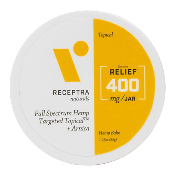 Receptra Naturals Full Spectrum CBD Balm, Arnica