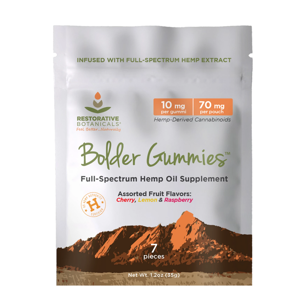 Restorative Botanicals Full-Spectrum CBD Bolder Gummies - 10mg (a Gummies) made by Restorative Botanicals sold at CBD Emporium