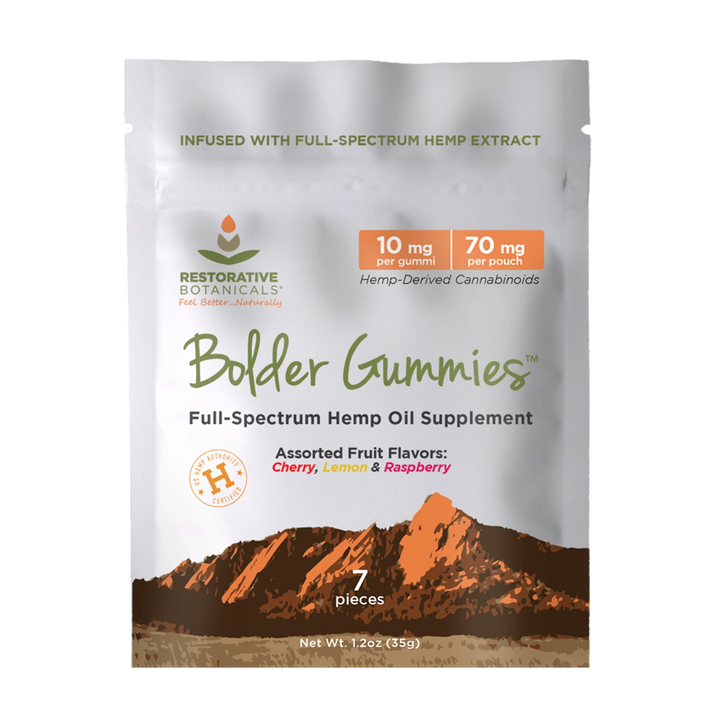 Restorative Botanicals Full-Spectrum CBD Bolder Gummies - 10mg (a Gummies) made by Restorative Botanicals sold at CBD Emporium