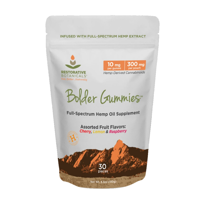 Restorative Botanicals Full-Spectrum CBD Bolder Gummies - 10mg (a Gummies) made by Restorative Botanicals sold at CBD Emporium