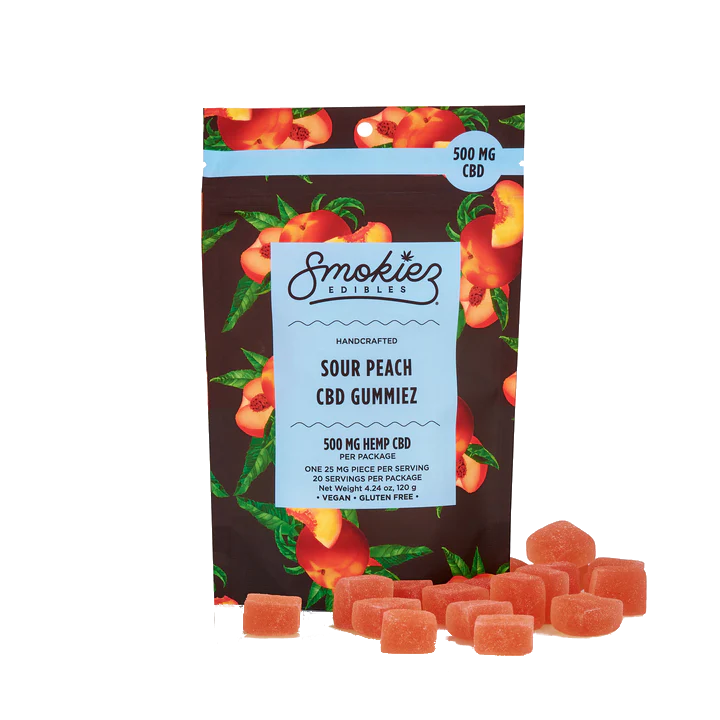 Smokiez CBD Isolate Gummies - 500mg, 20ct