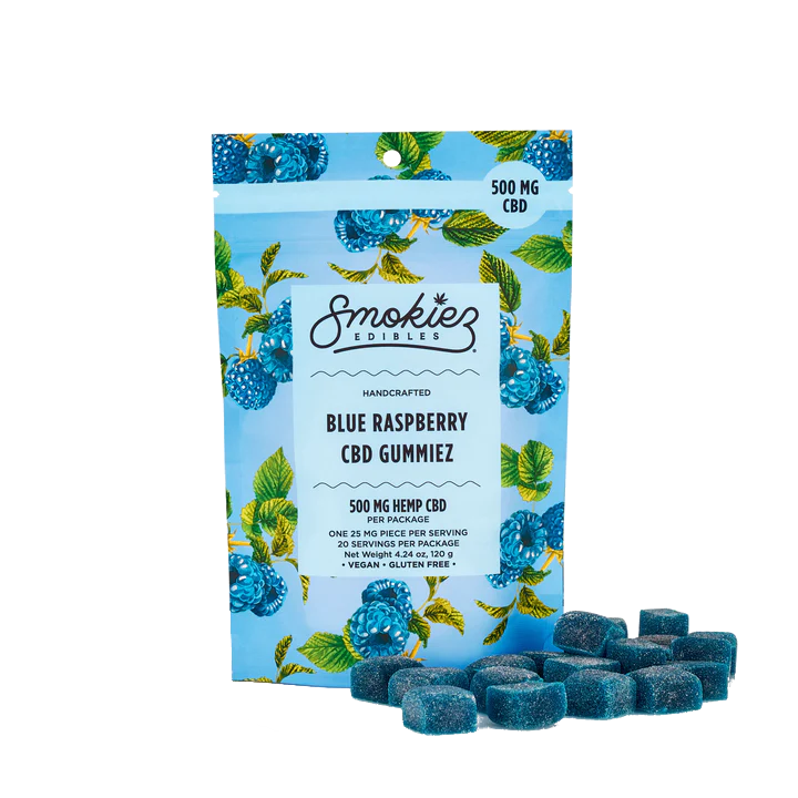 Smokiez CBD Isolate Gummies - 500mg, 20ct