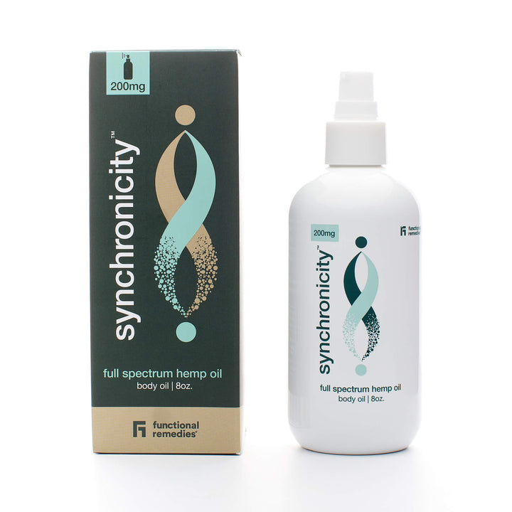 Synchronicity Body Oil 200mg with Box from CBD Emporium