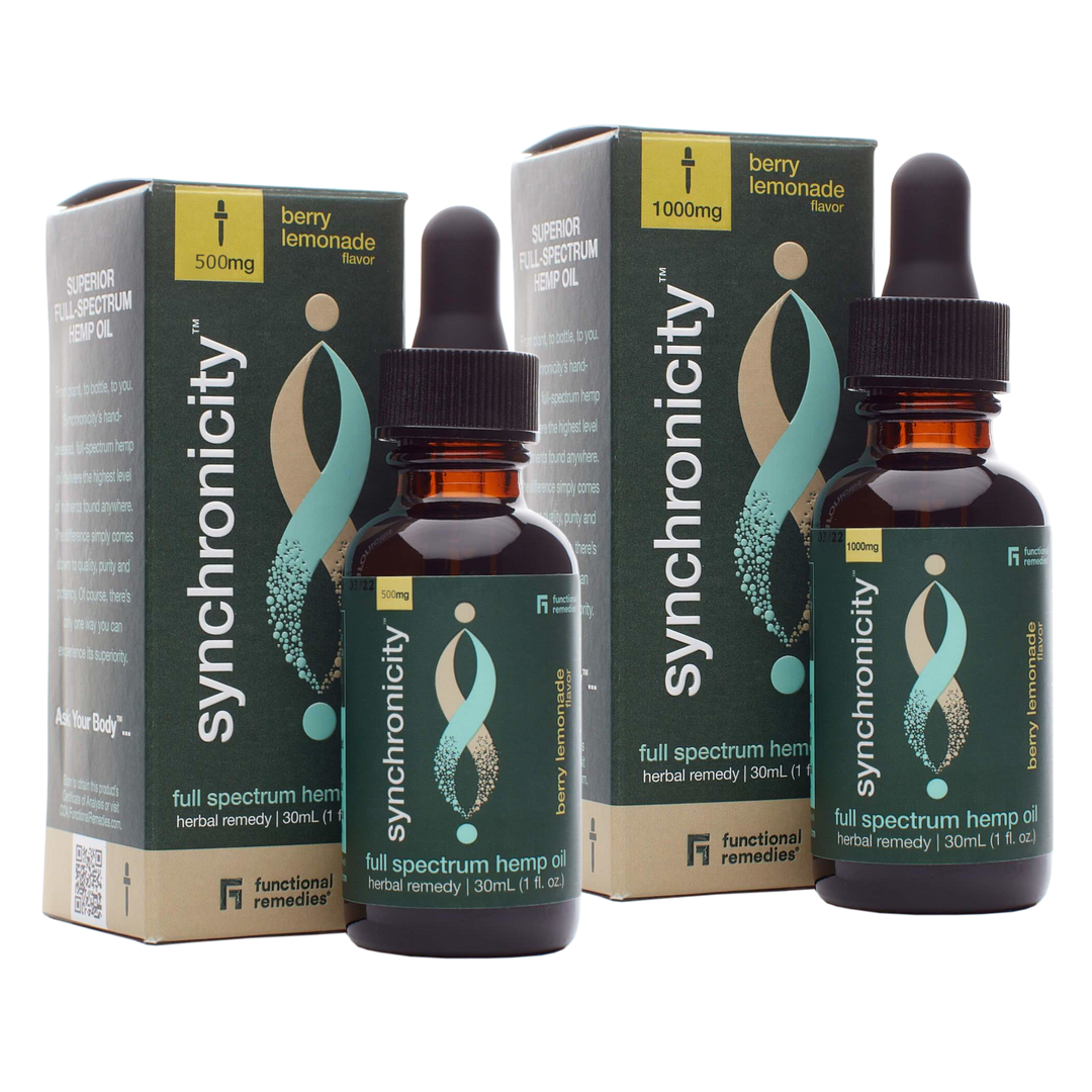 Synchronicity Full Spectrum CBD Tincture, Lemon Berry