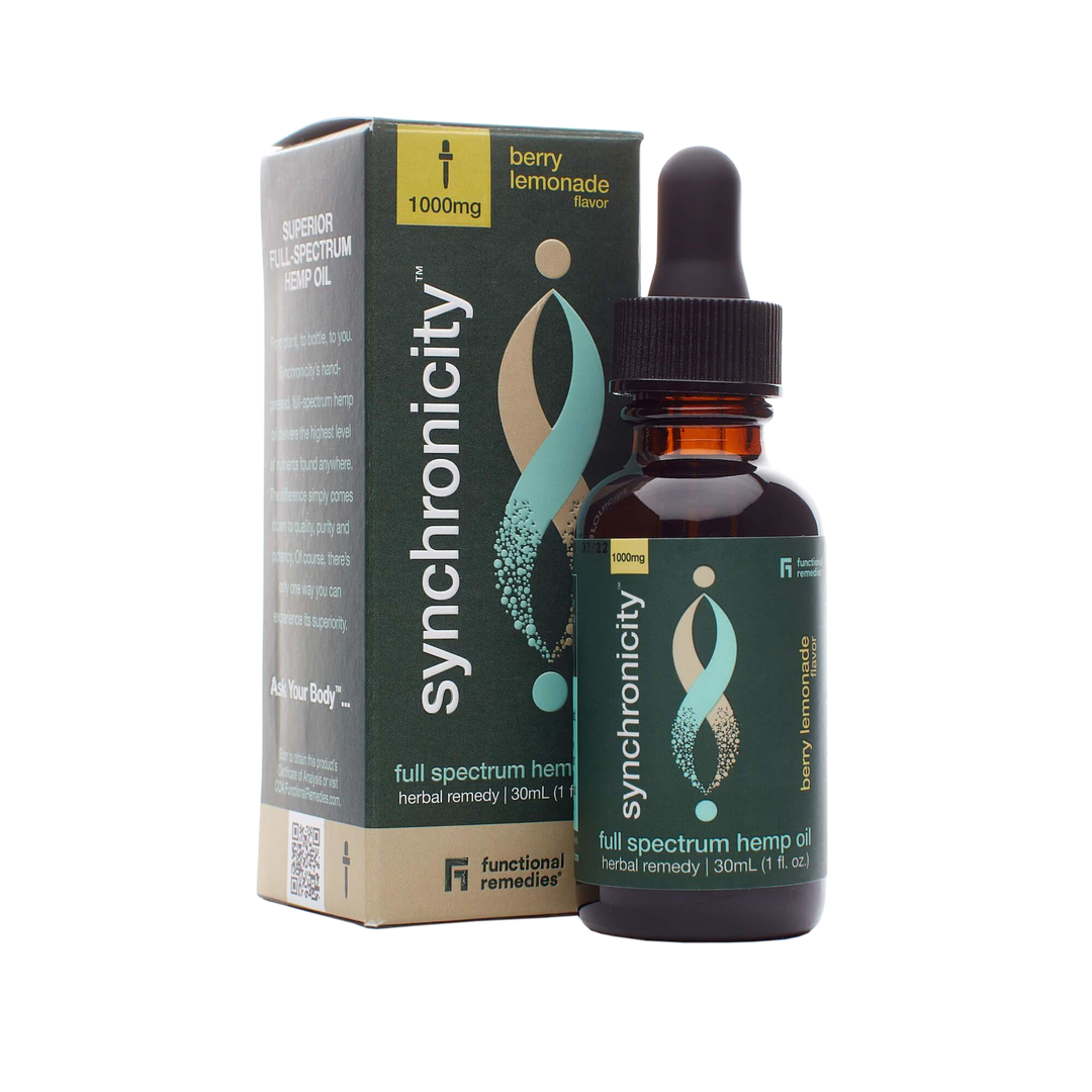 Synchronicity Full Spectrum CBD Tincture, Lemon Berry