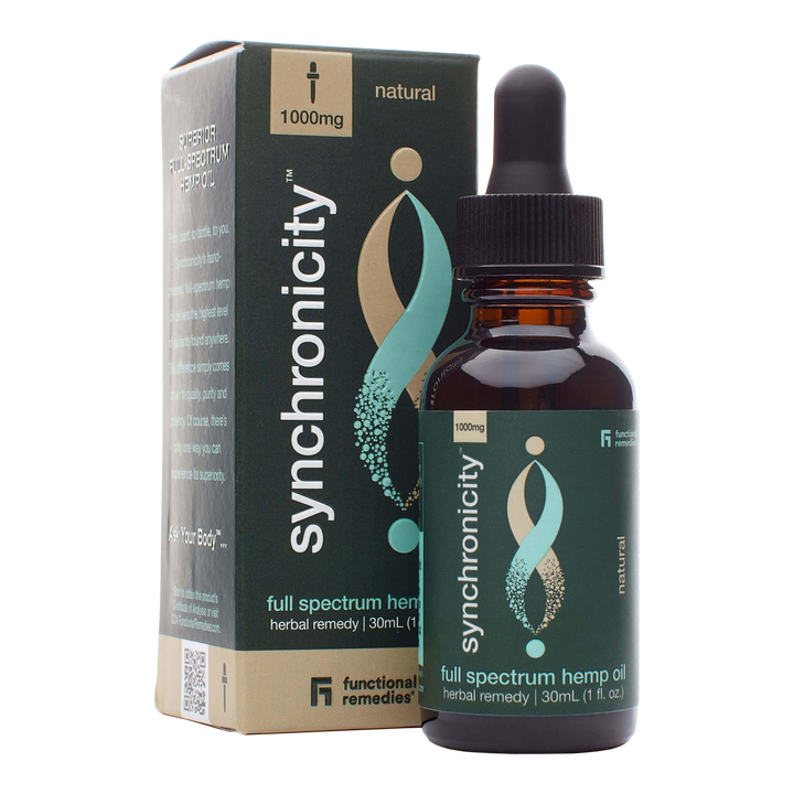 Synchronicity Full Spectrum CBD Tincture, Natural Hemp