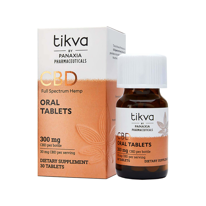 Tikva Full Spectrum CBD Tablets - 300mg, 30ct