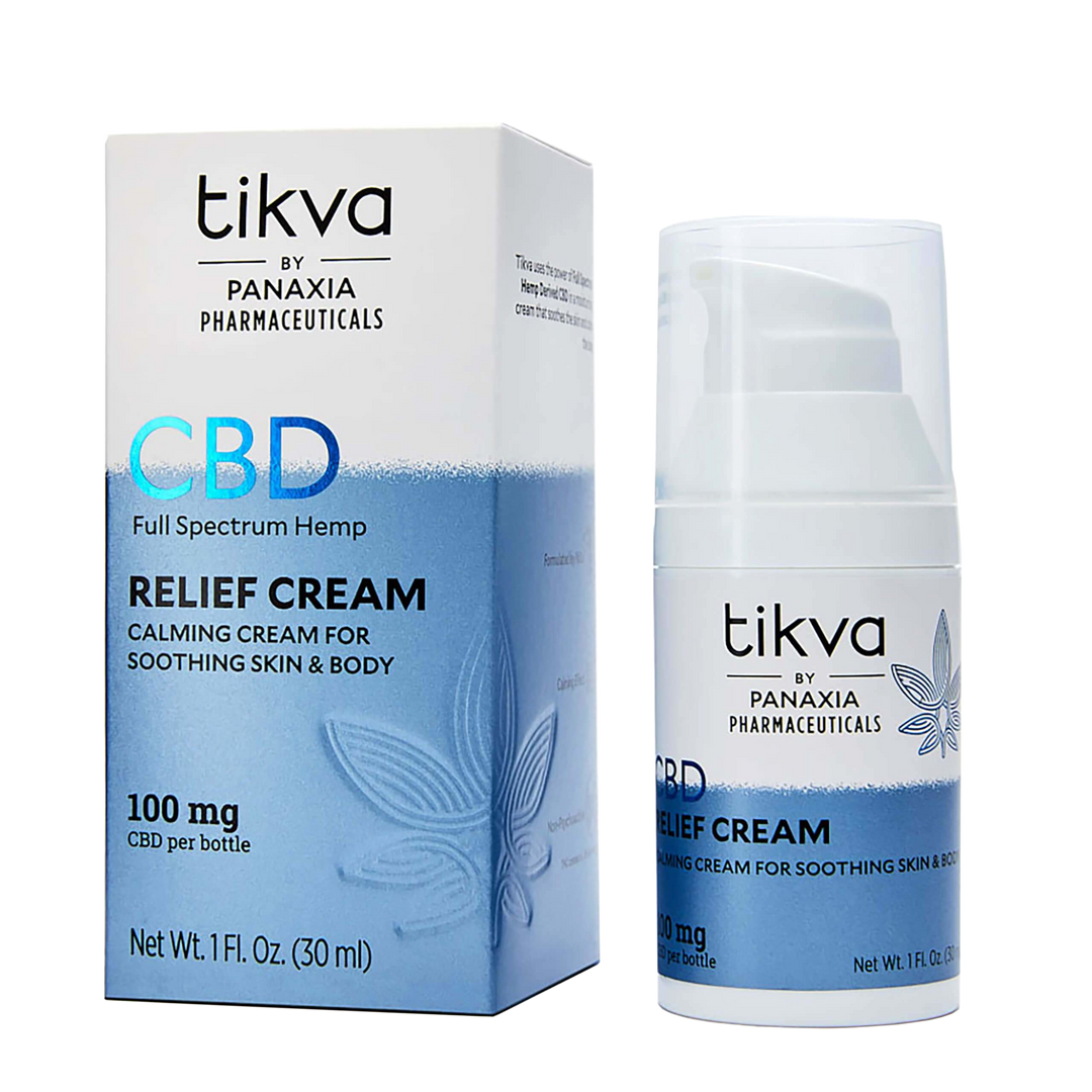 Tikva Full Spectrum CBD Relief Cream - Menthol