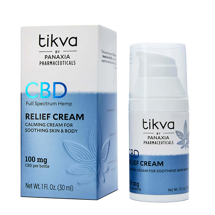 Tikva Full Spectrum CBD Relief Cream - Menthol