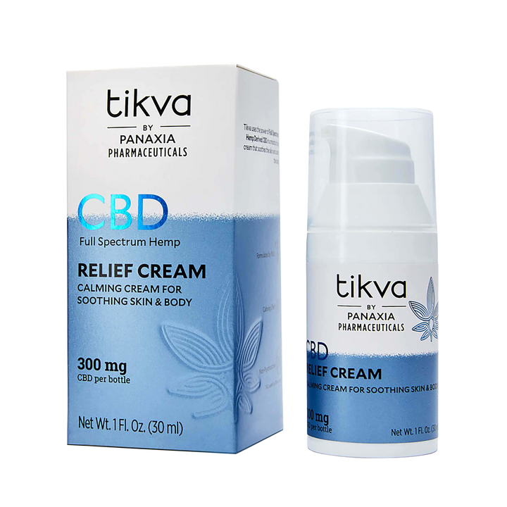 Tikva Full Spectrum CBD Relief Cream - Menthol