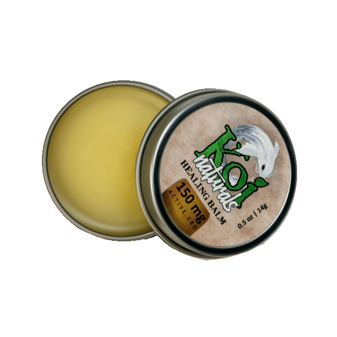 Koi Naturals Broad Spectrum CBD Healing Balm (a Salve) made by Koi CBD sold at CBD Emporium