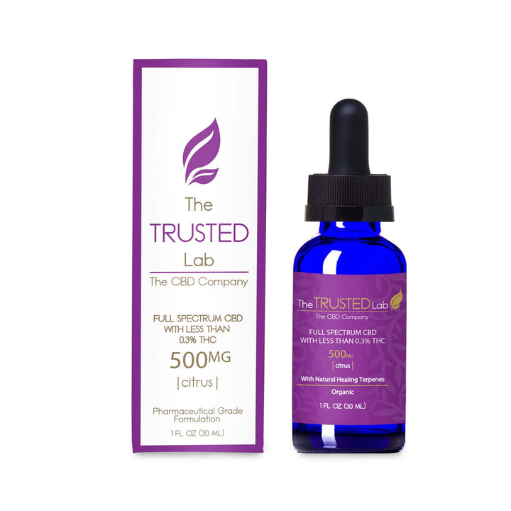 Trusted Lab Full Spectrum Tincture - Citrus (a Tincture) made by The Trusted Lab sold at CBD Emporium