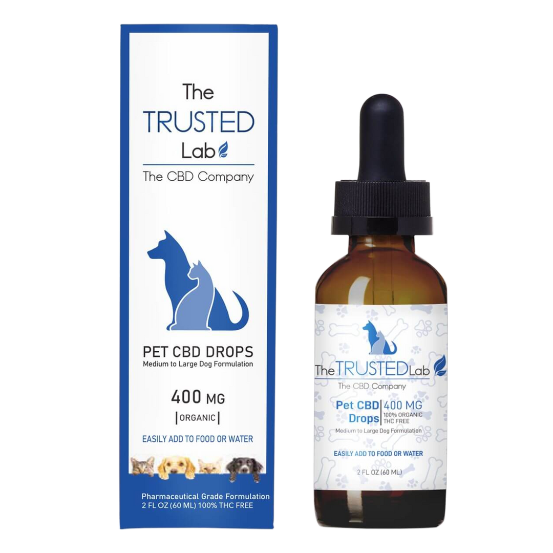 The Trusted Lab Isolate CBD Pet Tincture, Unflavored - CBD Emporium