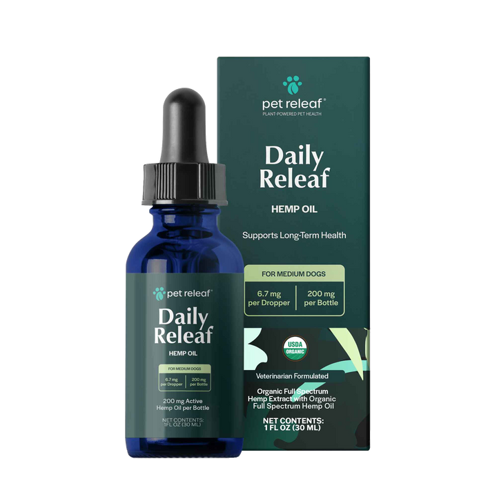 Pet Releaf CBD Oil, Daily Releaf Organic - 1oz