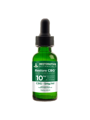 Restorative Botanicals Full-Spectrum CBD+CBG Tincture - 1oz